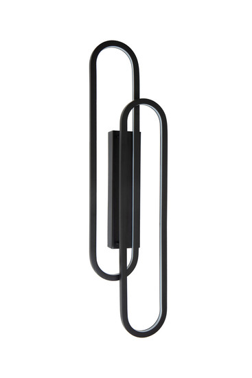 Lucide THELMA LED Wandleuchte 35W dimmbar Warmweiss Modern Schwarz 78200/33/30