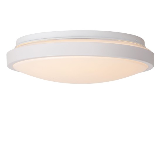 Lucide DASHER LED Deckenleuchte 12W Weiß, Opal Sensor IP44 79110/30/31