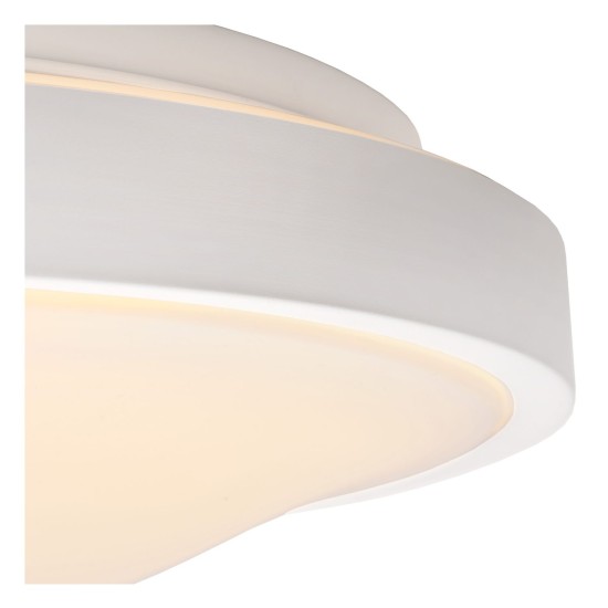 Lucide DASHER LED Deckenleuchte 12W Weiß, Opal Sensor IP44 79110/30/31