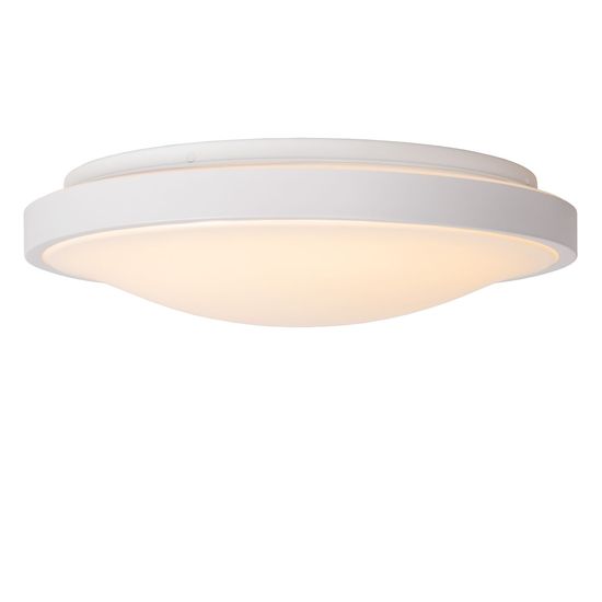 Lucide DASHER LED Deckenleuchte 24W Weiß, Opal Sensor IP44 79110/40/31