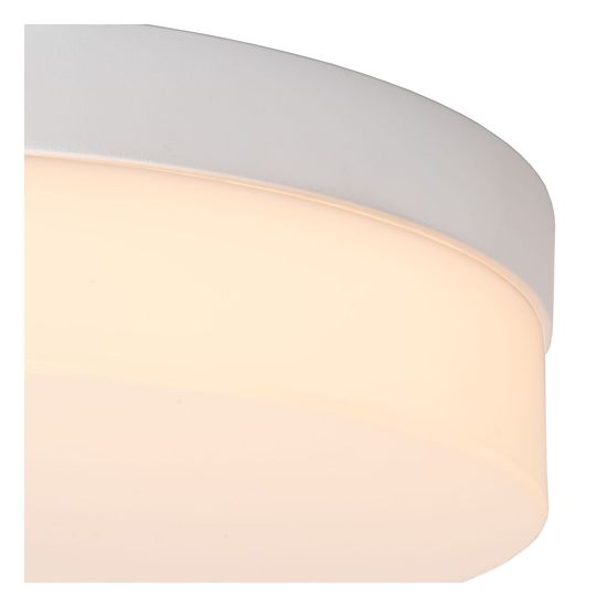 Lucide BISKIT LED Deckenleuchte 36W Weiß, Opal Sensor IP44 79111/40/31