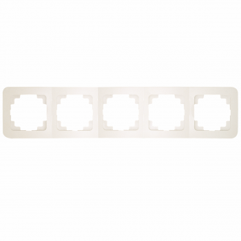 Makel Lilium Natural 5-fach Rahmen horizontal weiss