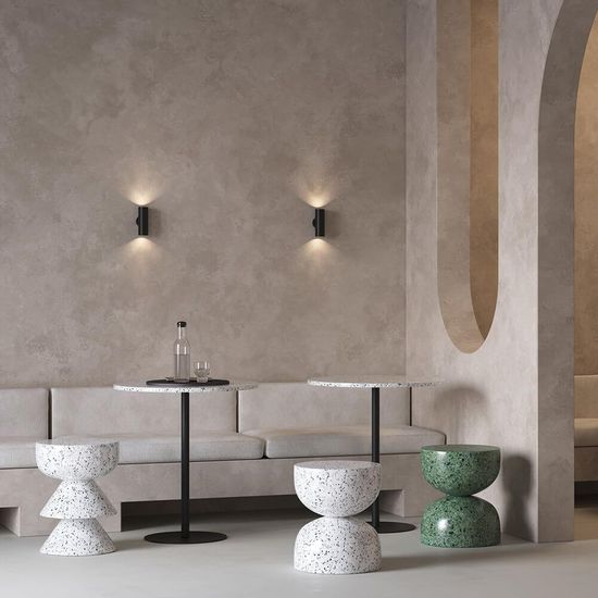 Maytoni Focus S Wandleuchte, Wandlampe 2x GU10 Schwarz