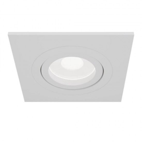 Maytoni Atom Downlight, Einbauleuchte GU10 quadratisch Weiss