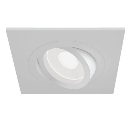 Maytoni Atom Downlight, Einbauleuchte GU10 quadratisch Weiss