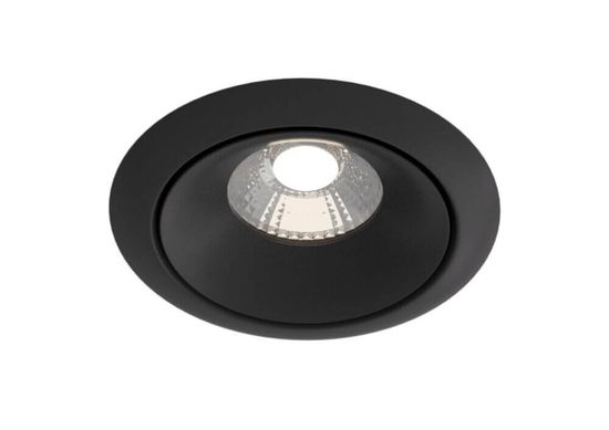 Maytoni Yin LED Downlight, Einbauleuchte 12W Schwarz Warmweiss Ø98mm