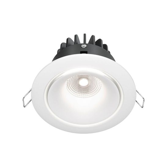 Maytoni Yin LED Downlight, Einbauleuchte 12W Weiss 90Ra Ø9,8mm Neutralweiss