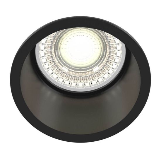 Maytoni Reif Downlight, Einbauleuchte GU10 Schwarz Ø68mm