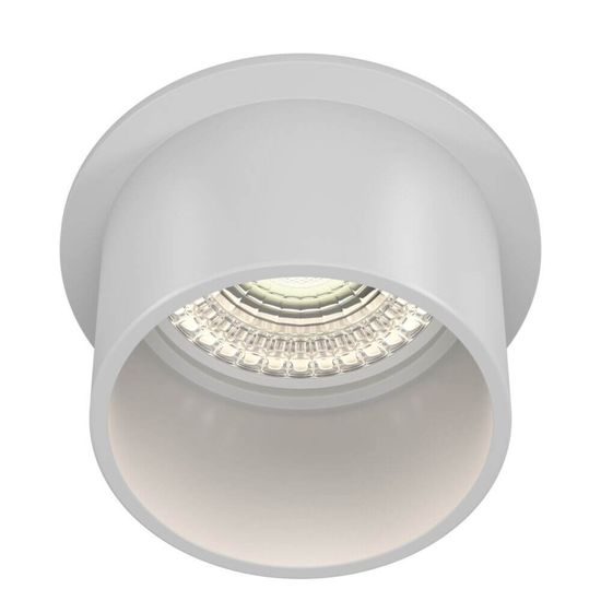 Maytoni Reif Downlight, Einbauleuchte GU10 Weiss Spot-Sockel Ø68mm