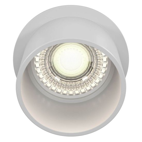 Maytoni Reif Downlight, Einbauleuchte GU10 Weiss Spot-Sockel Ø68mm