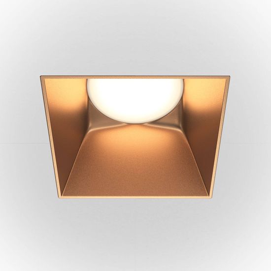 Maytoni Share Downlight, Einbauleuchte GU10 Matt-Gold