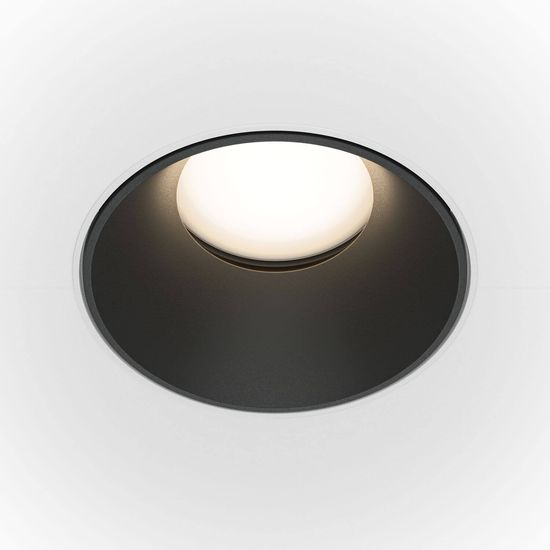 Maytoni Share Downlight, Einbauleuchte GU10 Schwarz / Weiss Ø10,2mm