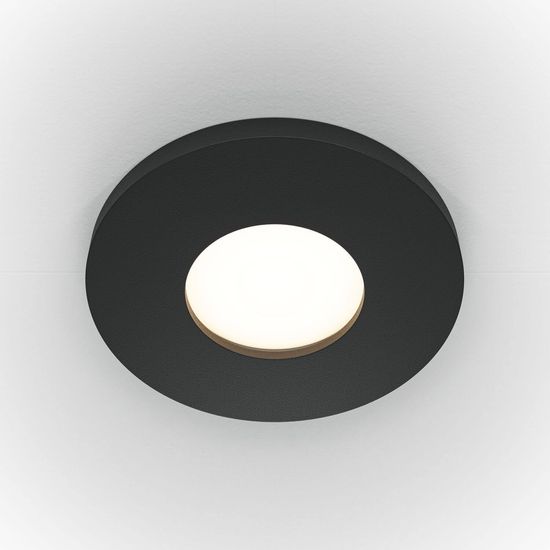 Maytoni Stark Downlight, Einbauleuchte GU10 Schwarz IP65 Ø8,4mm