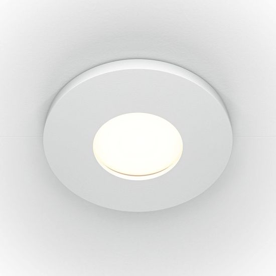 Maytoni Stark Downlight, Einbauleuchte GU10 Weiss IP65 Ø8,4mm