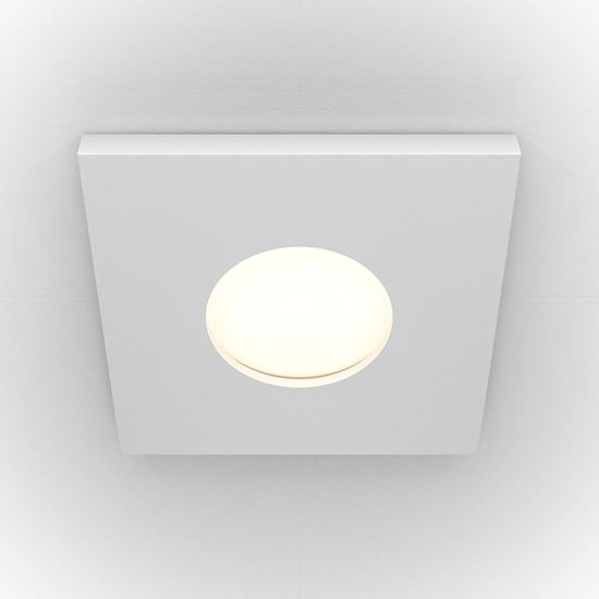 Maytoni Stark Downlight, Einbauleuchte GU10 Weiss IP65