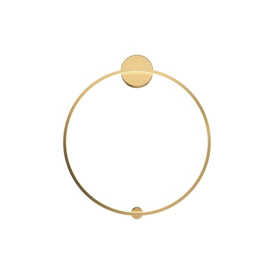 Maytoni Halo LED Wandleuchte, Wandlampe 47W Messing Neutralweiss