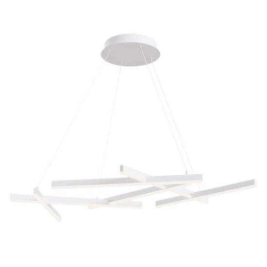 Maytoni Line LED Pendelleuchte, Hängeleuchte 75W Weiss Warmweiss