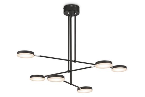 Maytoni Fad LED Pendelleuchte, Hängeleuchte 38W Supermodern Schwarz