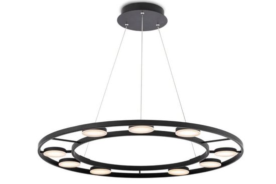 Maytoni Fad LED Pendelleuchte, Hängeleuchte 63W Schwarz Aluminium