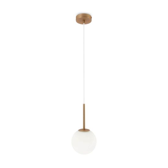 Maytoni Basic form Pendelleuchte, Hängeleuchte E14 30cm Gold-Farbe