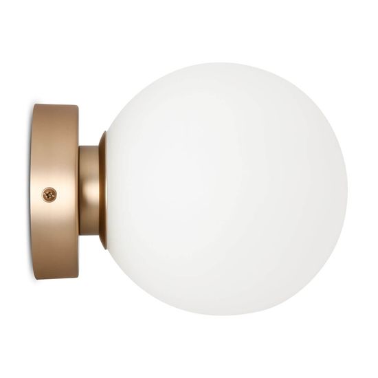 Maytoni Basic form Wandleuchte, Wandlampe E14 Gold-Farbe 15cm
