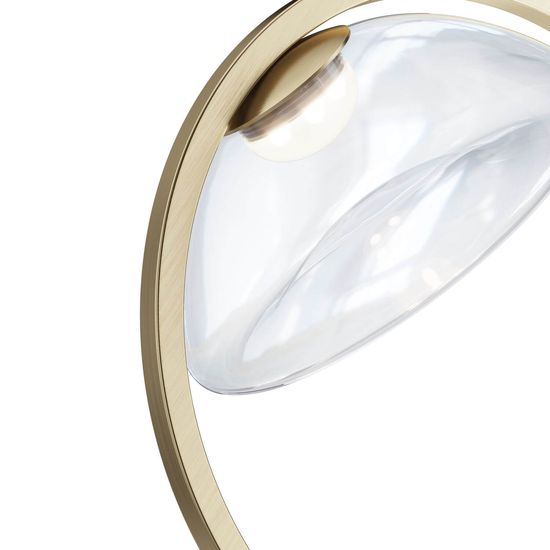 Maytoni Lunare LED Wandleuchte, Wandlampe 5W Downlight Messing Warmweiss