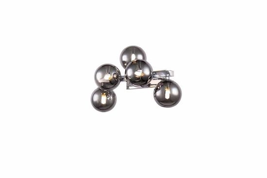 Maytoni Dallas Wandleuchte 5x G9 Chrom Rauchfarbe Glas