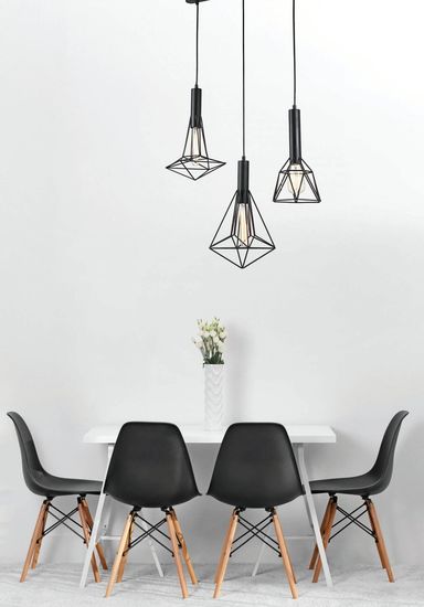 Maytoni Spider Pendelleuchte, Hängeleuchte 3x E27 Schwarz