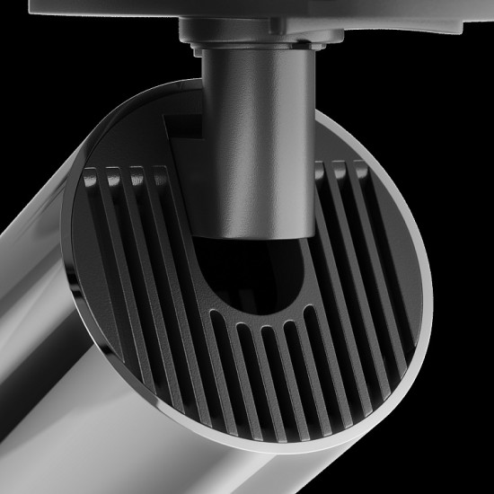 Maytoni Focus Stromschienenleuchte GU10 1-Phase schwenkbar Schwarz Graphit