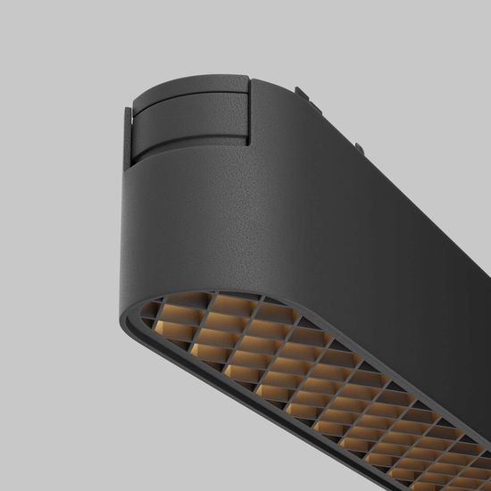 Maytoni Basis Grid Magnet-Schinensystem RADITY 48V LED Stromschienenleuchte 12W 3000K Schwarz 90Ra Warmweiss