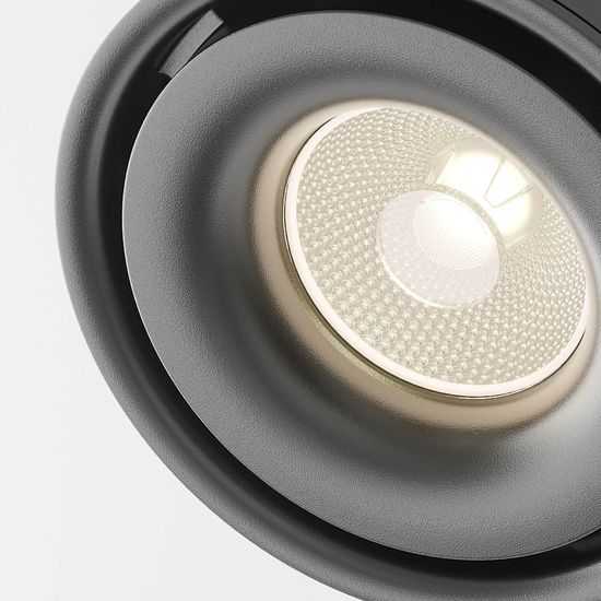 Maytoni Yin 1-Phasen System UNITY LED Stromschienenleuchte 15W 3000K Schwarz 90Ra Ø10cm Warmweiss