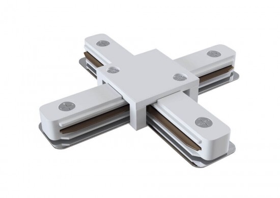 Maytoni Stromschienen X-Verbinder 4-fach Weiss