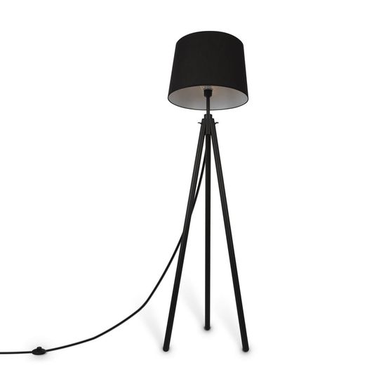 Maytoni Calvin Stehleuchte, Stehlampe E27 Schwarz