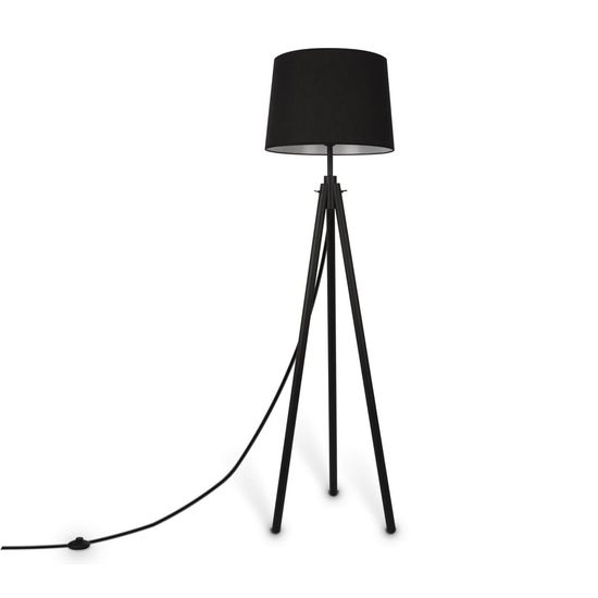 Maytoni Calvin Stehleuchte, Stehlampe E27 Schwarz