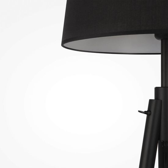 Maytoni Calvin Stehleuchte, Stehlampe E27 Schwarz