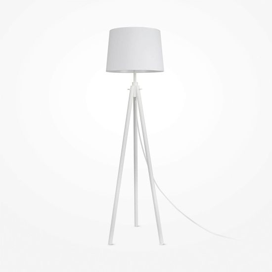Maytoni Calvin Stehleuchte, Stehlampe E27 Weiss
