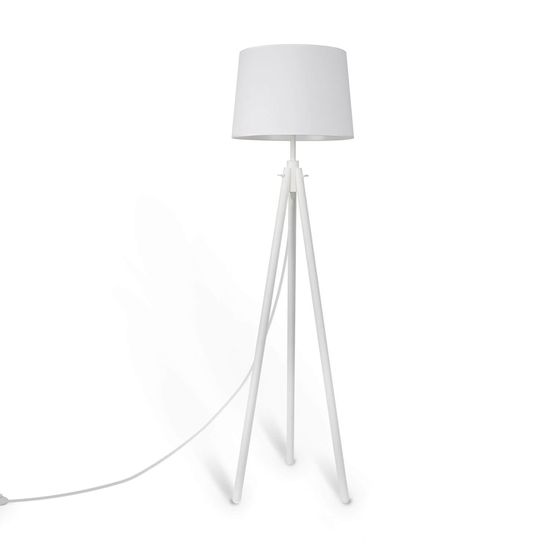 Maytoni Calvin Stehleuchte, Stehlampe E27 Weiss