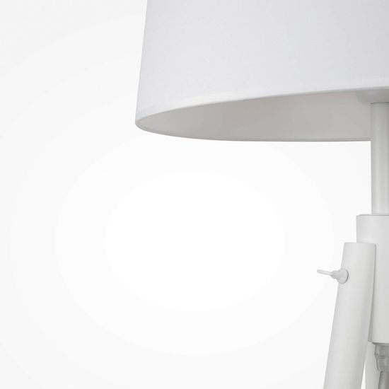 Maytoni Calvin Stehleuchte, Stehlampe E27 Weiss