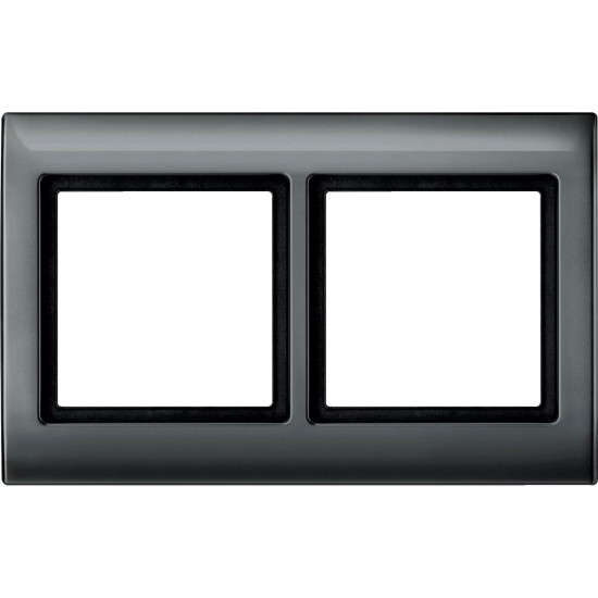 Merten 400214 AQUADESIGN-Rahmen, 2fach, anthrazit