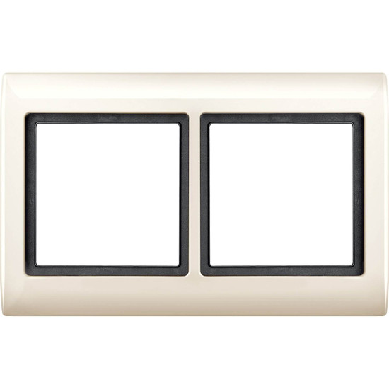 Merten 400244 AQUADESIGN-Rahmen, 2fach, weiß