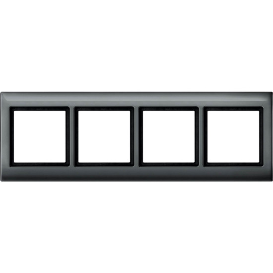 Merten 400414 AQUADESIGN-Rahmen, 4fach, anthrazit