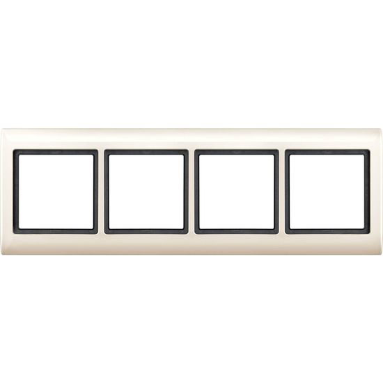 Merten 400444 AQUADESIGN-Rahmen, 4fach, weiß