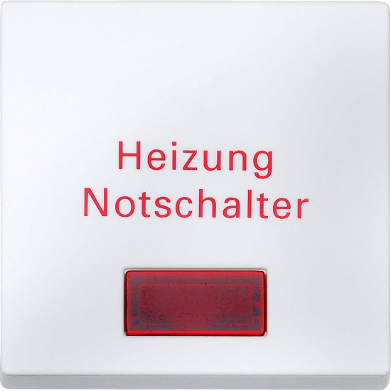 Merten 433919 Wippe für Heizungs-Notschalter, polarweiß, System M