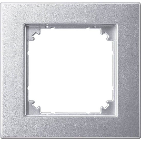 Merten 486160 M-PLAN-Rahmen, 1fach, aluminium
