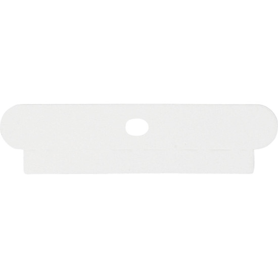Merten MEG3957-8000 Schriftfeldeinlagen, für 3-polige Aus-Schalter, neutral, weiß, AQUASTAR