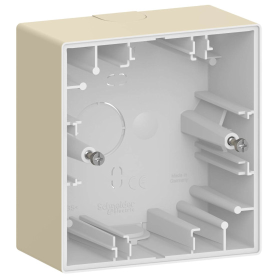 Merten MEG4014-6533 System Design, Aufputzgehäuse, 1-fach, Sahara