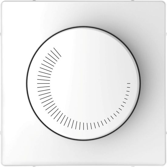 Merten MEG5251-6035 Zentralplatte für Drehzahlsteller, Lotosweiß, System Design