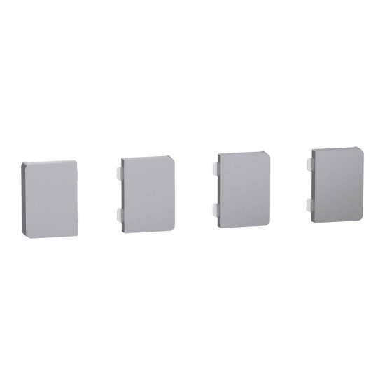 Merten MEG6194-6036 Tastsensor Flex, KNX, System Design, 4fach, Wippe, Edelstahl