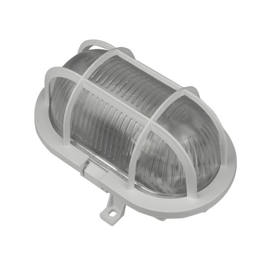 Müller Licht LED Leuchte OVAL Leuchte + Schutzkorb, white 20300022