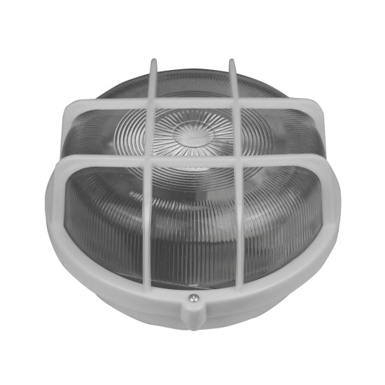 Müller Licht LED Leuchte RUND Leuchte + Schutzkorb, white 20300031
